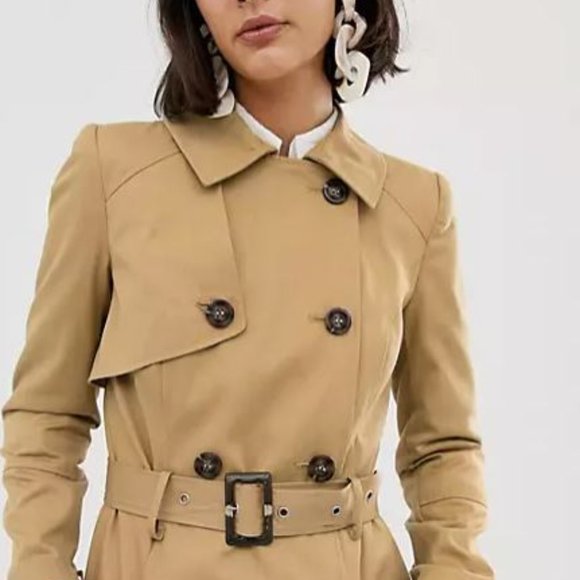 ASOS tan trench - Picture 1 of 10